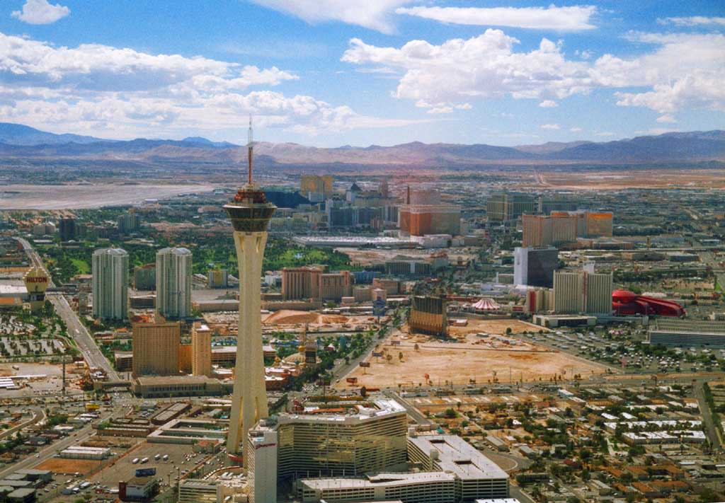 fotografia, material, livra, ajardine, imagine, proveja fotografia,Torre de Las Vegas, cidade, construindo, torre, 