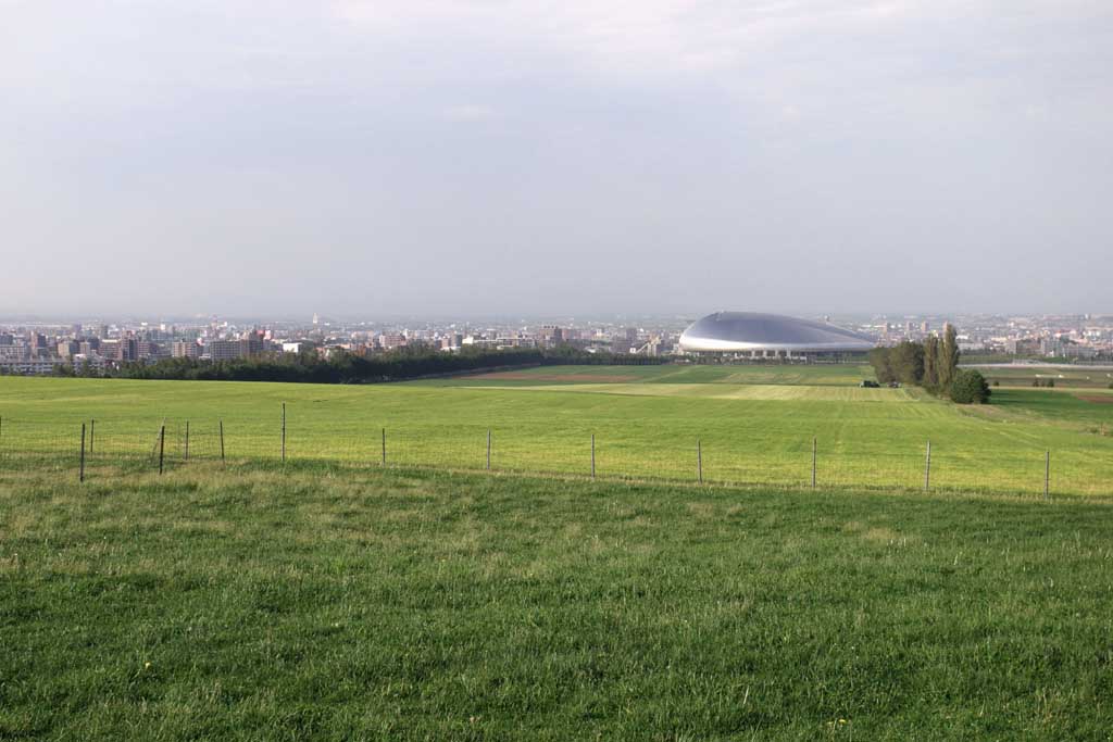 foto,tela,gratis,paisaje,fotografa,idea,Vista en Sapporo Dome., Hitsujigaoka, rbol, Abedul, Cielo azul