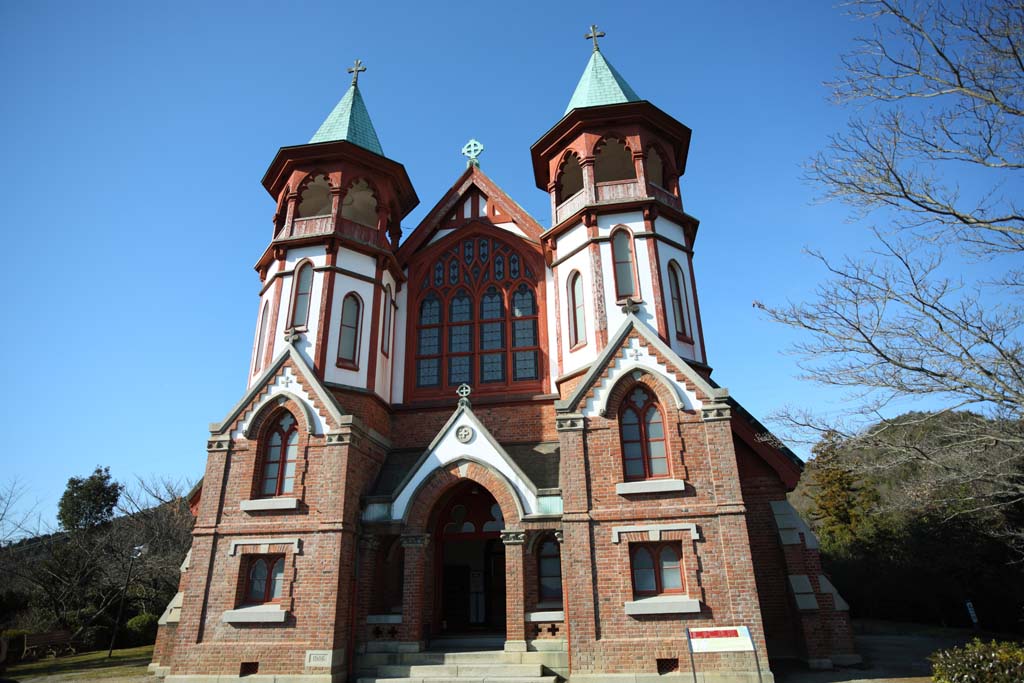 fotografia, materiale, libero il panorama, dipinga, fotografia di scorta,Meiji-mura Villaggio Museo St. John la cattedrale, costruendo del Meiji, L'occidentalizzazione, Edificio di occidentale-stile, Eredit culturale