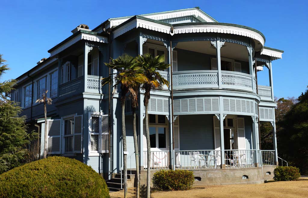 foto,tela,gratis,paisaje,fotografa,idea,La casa de Saigo Juudo del museo de pueblo de Meiji - mura, Construccin del Meiji, La occidentalizacin, Edificio historia de vaqueros -style, Herencia cultural