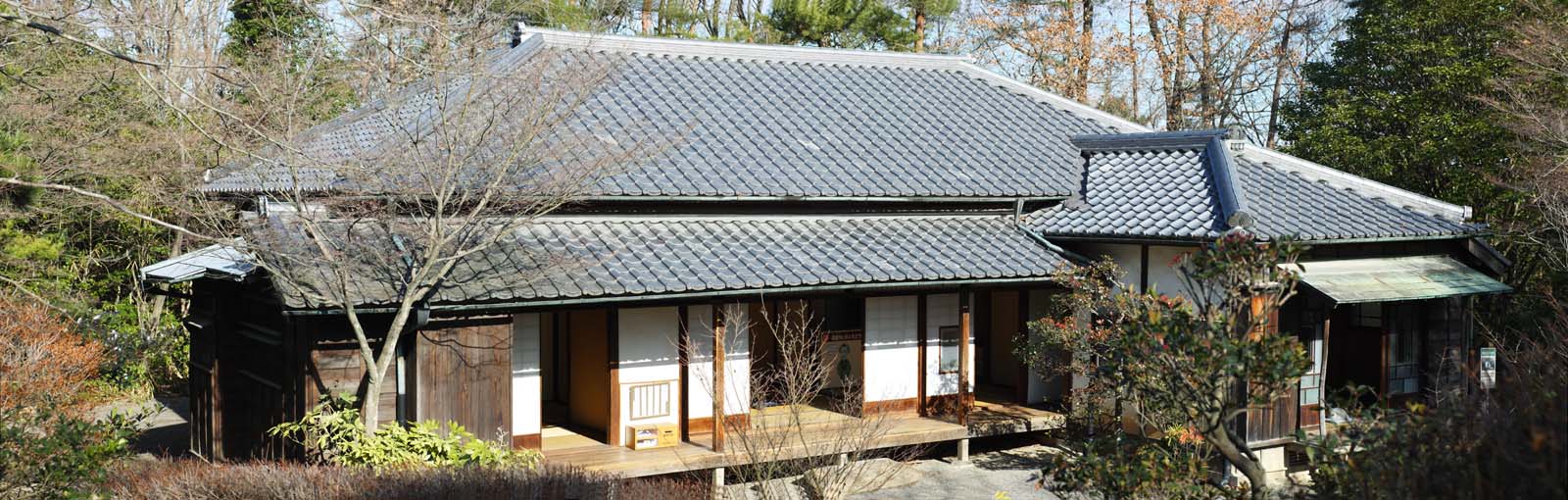 fotografia, materiale, libero il panorama, dipinga, fotografia di scorta,Meiji-mura Villaggio Museo Ougai Mori / Soseki Natsume la casa, costruendo del Meiji, L'occidentalizzazione, Casa di Giapponese-stile, Eredit culturale