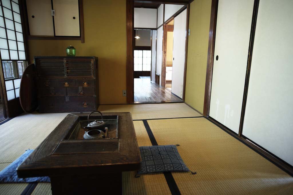 fotografia, materiale, libero il panorama, dipinga, fotografia di scorta,Meiji-mura Villaggio Museo Ougai Mori / Soseki Natsume la casa, costruendo del Meiji, L'occidentalizzazione, Casa di Giapponese-stile, Eredit culturale