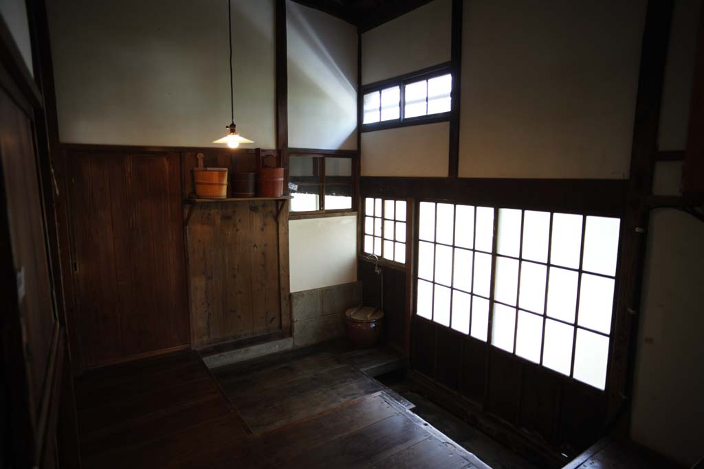 fotografia, materiale, libero il panorama, dipinga, fotografia di scorta,Meiji-mura Villaggio Museo Ougai Mori / Soseki Natsume la casa, costruendo del Meiji, L'occidentalizzazione, Casa di Giapponese-stile, Eredit culturale