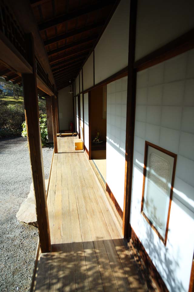 fotografia, materiale, libero il panorama, dipinga, fotografia di scorta,Meiji-mura Villaggio Museo Ougai Mori / Soseki Natsume la casa, costruendo del Meiji, L'occidentalizzazione, Casa di Giapponese-stile, Eredit culturale