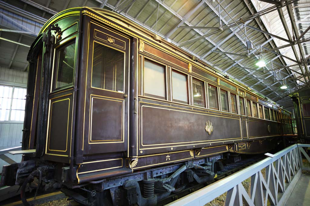 Foto, materiell, befreit, Landschaft, Bild, hat Foto auf Lager,Ein Kaiser Meiji-mura-Dorf Museum Knigliche Kutsche, Knigliche Kutsche, Die kaiserliche Familie, , Kulturelles Erbe