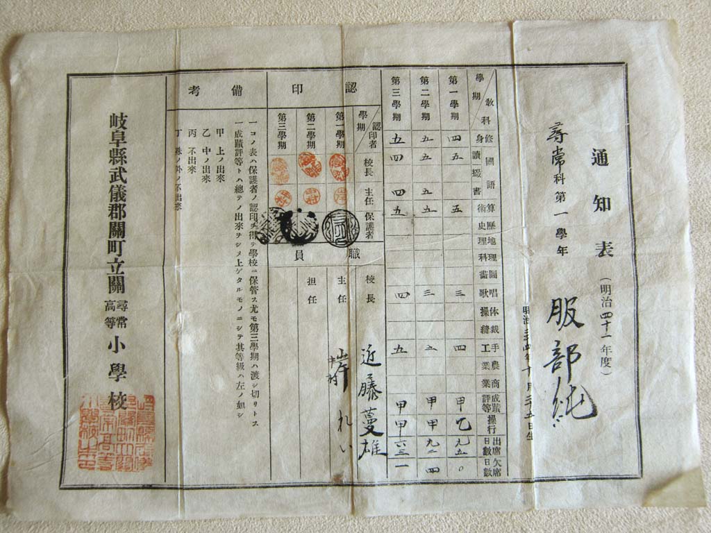 foto,tela,gratis,paisaje,fotografa,idea,Libreta de notas del museo de pueblo de Meiji - mura, Escuela primaria, Resultados, Aprendizaje, Herencia cultural