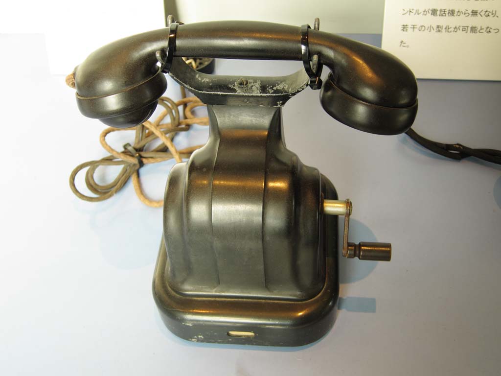 photo,material,free,landscape,picture,stock photo,Creative Commons,Meiji-mura Village Museum telephone, telephone, The Westernization, An old telephone, Cultural heritage