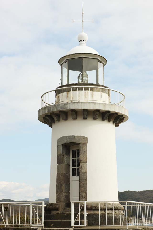 Foto, materiell, befreit, Landschaft, Bild, hat Foto auf Lager,Meiji-mura-Dorf Museum Shinagawa Leuchtturm, das Bauen vom Meiji, Die Verwestlichung, Reise, Kulturelles Erbe