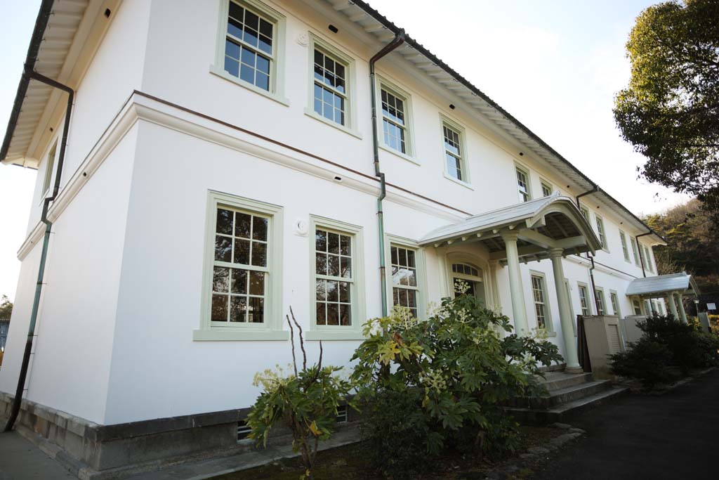 Foto, materieel, vrij, landschap, schilderstuk, bevoorraden foto,De zesde Meiji-mura Village Museum voet soldaat regiment schuren, Gebouw van de Meiji, De Westernization, Imperiaal Leger, Cultureel heritage