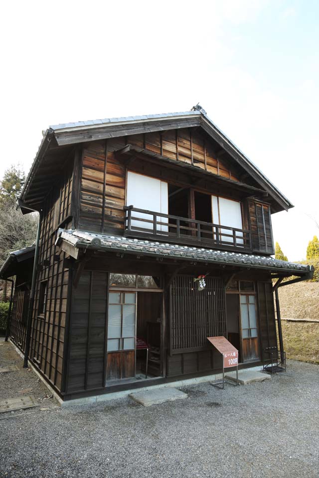 foto,tela,gratis,paisaje,fotografa,idea,Handa caliente agua de Azuma del museo de pueblo de Meiji - mura, Construccin del Meiji, La occidentalizacin, Caseta, Herencia cultural