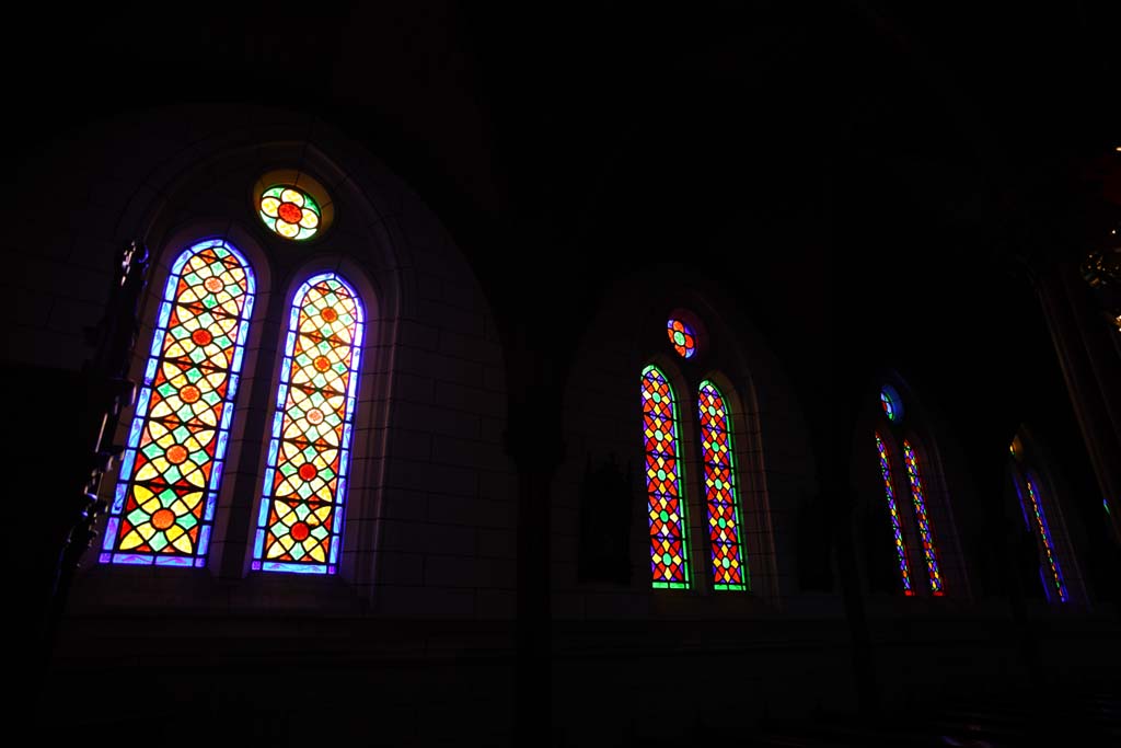 foto,tela,gratis,paisaje,fotografa,idea,St. Xavier Lord del museo de pueblo de Meiji - mura de templo de Heaven, Cristal de colores, La occidentalizacin, Edificio historia de vaqueros -style, Herencia cultural