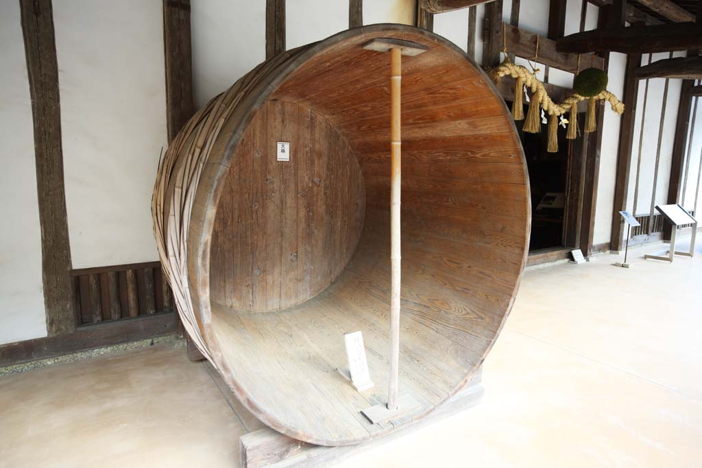 fotografia, materiale, libero il panorama, dipinga, fotografia di scorta,La cantina di vino di mondo del crisantemo di Museo di Villaggio di Meiji-mura, Fabbricazione della birra di causa, cantina di vino, Edificio di Giapponese-stile, Causa