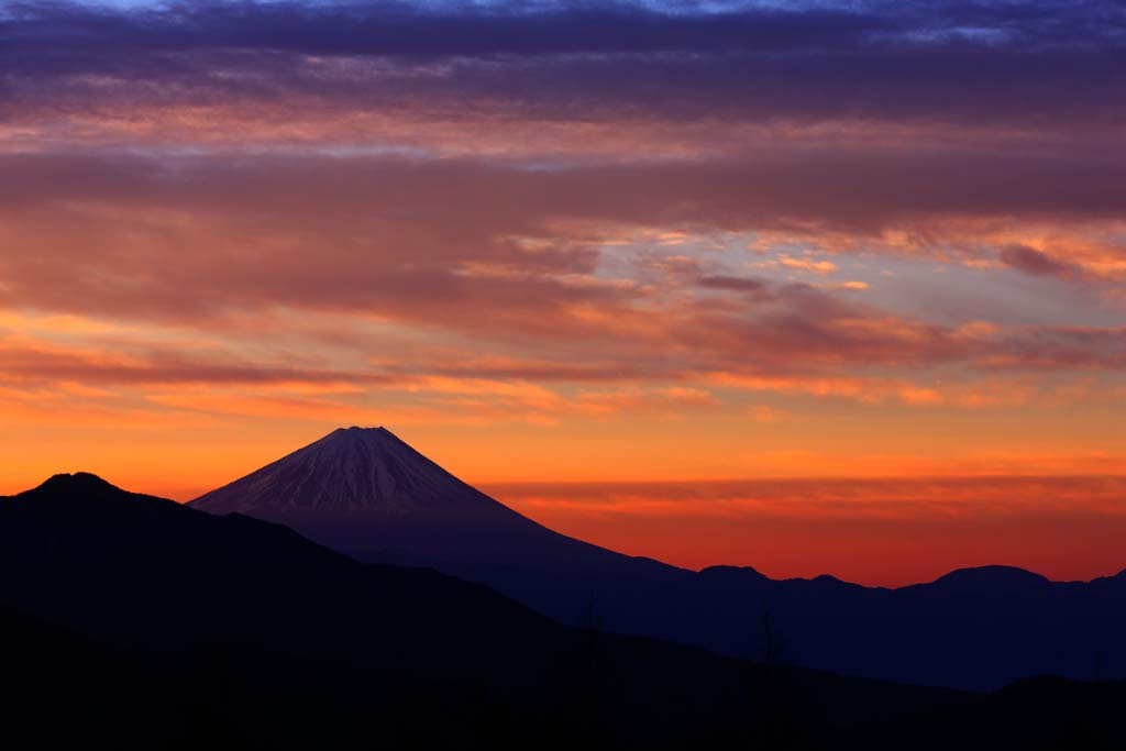 fotografia, material, livra, ajardine, imagine, proveja fotografia,A manh de Mt. Fuji, Mt. Fuji, O brilho matutino, nuvem, cor