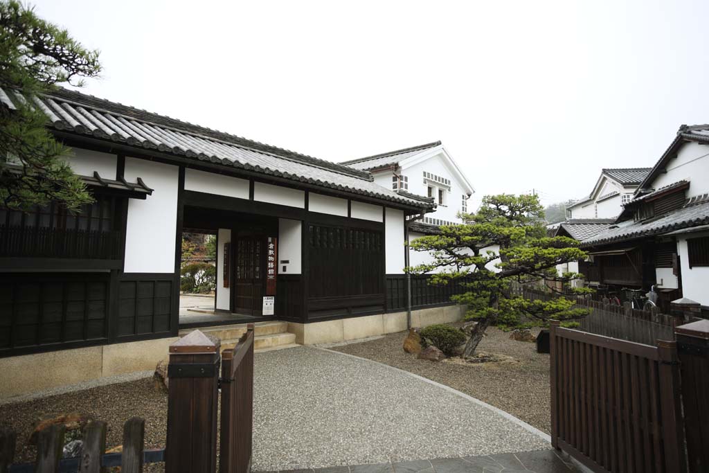 foto,tela,gratis,paisaje,fotografa,idea,Kurashiki Kurashiki edificio de historia, Cultura tradicional, El yeso, Cultura japonesa, La historia