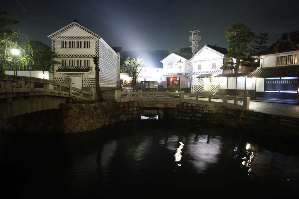 Foto, materieel, vrij, landschap, schilderstuk, bevoorraden foto,Kurashiki Kurashiki River, Traditionele cultuur, Traditie architectuur, Japanse cultuur, De geschiedenis