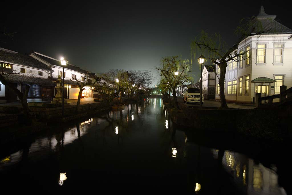 fotografia, materiale, libero il panorama, dipinga, fotografia di scorta,Kurashiki Kurashiki il fiume, Cultura tradizionale, Architettura di tradizione, Cultura giapponese, La storia