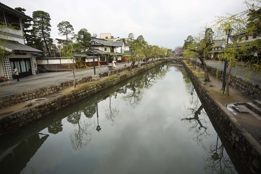 photo, la matire, libre, amnage, dcrivez, photo de la rserve,Kurashiki Kurashiki rivire, Culture traditionnelle, Architecture de la tradition, Japonais fait une culture, L'histoire