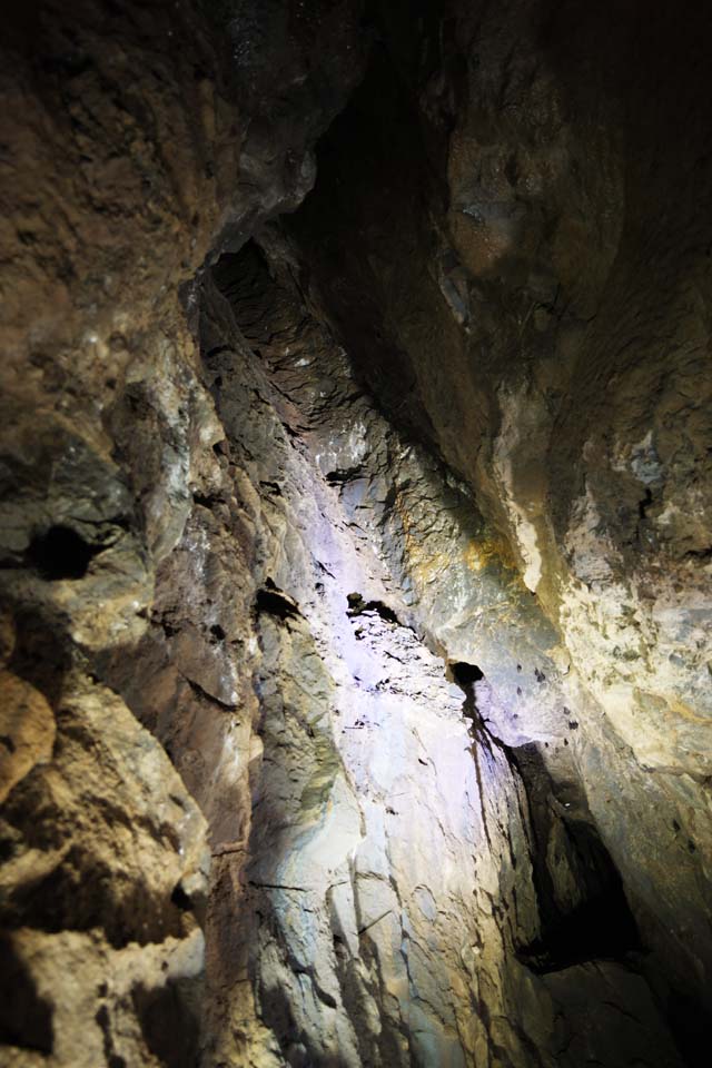 Foto, materiell, befreit, Landschaft, Bild, hat Foto auf Lager,Ohkubo-Tunnel der Iwami-Silber-Grube, Die Galerie, Vene, Eine ewige Anzahlung, Somo