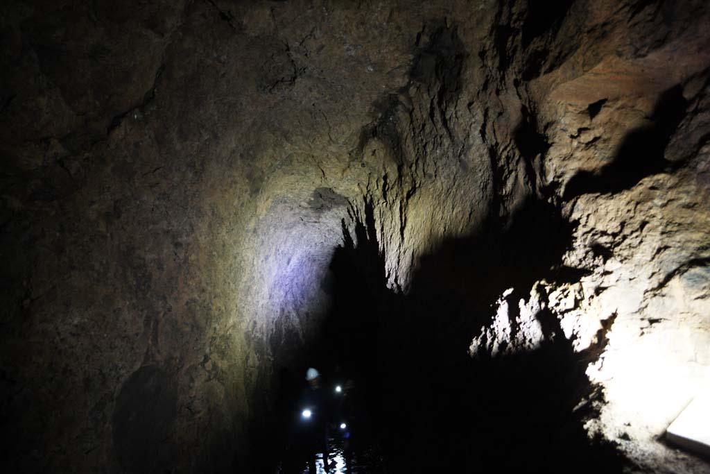 photo, la matire, libre, amnage, dcrivez, photo de la rserve,Ohkubo percent un tunnel de l'Iwami-argent-mien, La galerie, veine, Un dpt ternel, Somo