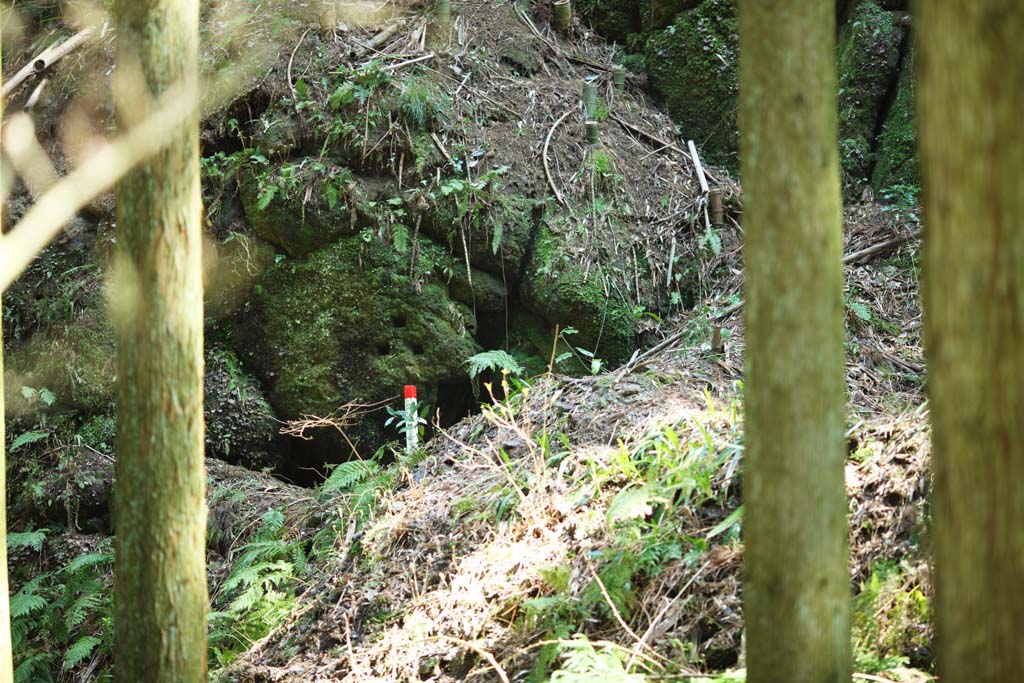 Foto, materiell, befreit, Landschaft, Bild, hat Foto auf Lager,Tunnel der Iwami-Silber-Grube, Die Galerie, Vene, Eine ewige Anzahlung, Somo