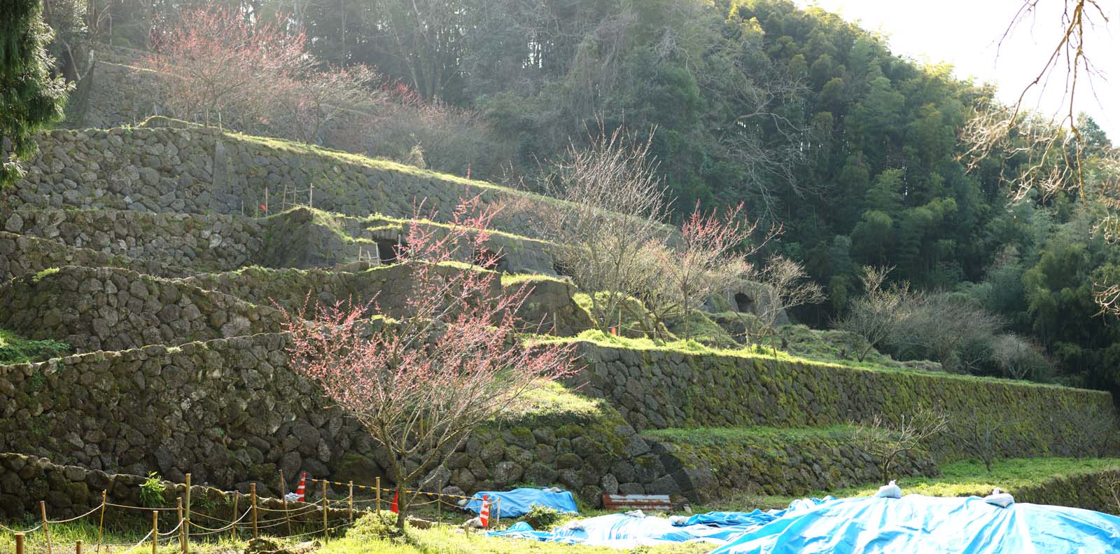 Foto, materiell, befreit, Landschaft, Bild, hat Foto auf Lager,Arsenhaltiges Rattengift von Iwami-Silber-Gruben-Shimizudani-Laboratorium Spur, Ishigaki, Verfeinerung, meins, Fukuishi deponiert