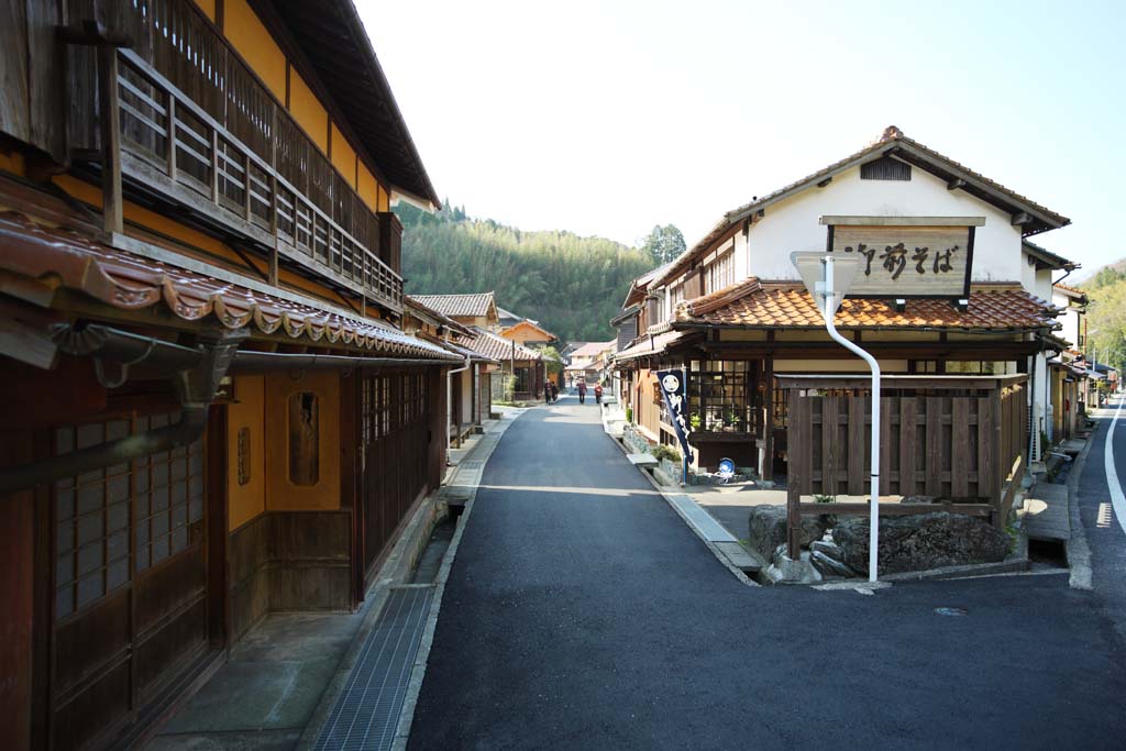 photo, la matire, libre, amnage, dcrivez, photo de la rserve,Poison du rat arsenical de l'Iwami-argent-mien, btiment en bois, cher ct, L'histoire, Architecture de la tradition