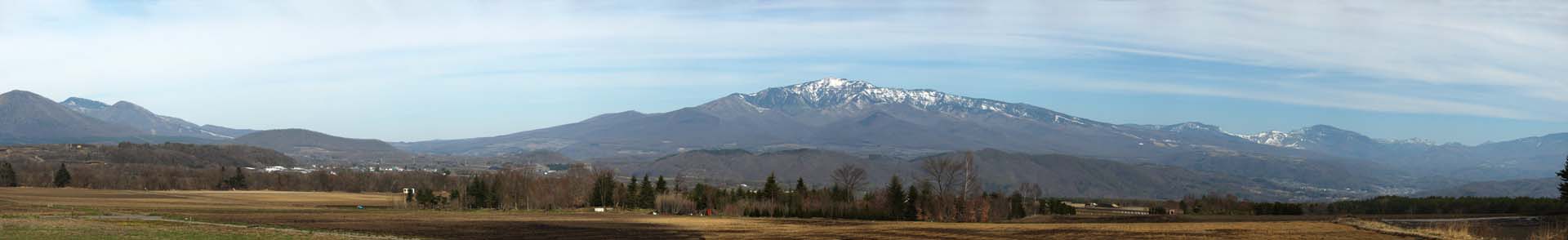 photo,material,free,landscape,picture,stock photo,Creative Commons,Tsumagoimura, Snow, farm village, field, blue sky