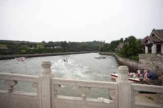 photo,material,free,landscape,picture,stock photo,Creative Commons,Horai Mizuki anchorage, stone bridge, Water forces, castle, sightseeing spot