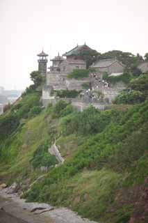 photo,material,free,landscape,picture,stock photo,Creative Commons,Penglai Pavilion, mirage, lofty building, Chinese food, sightseeing spot