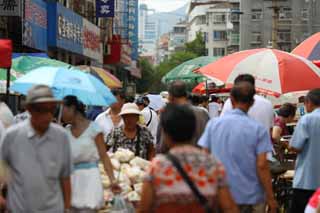 photo,material,free,landscape,picture,stock photo,Creative Commons,A deep red profit market, market, street stall, Shopping, Life