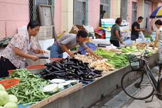 photo,material,free,landscape,picture,stock photo,Creative Commons,A deep red profit market, market, street stall, Shopping, Life