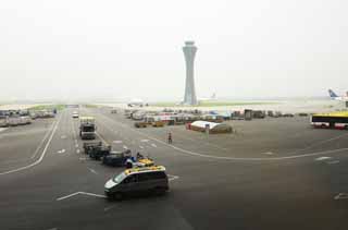 fotografia, materiale, libero il panorama, dipinga, fotografia di scorta,Aeroporto di Pechino, autobus, Un aeroporto, Un aeroplano, autocarro