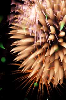 photo,material,free,landscape,picture,stock photo,Creative Commons,Tama River Fireworks Display, Launching fireworks, natural scene or object which adds poetic charm to the season of the summer, Signal fire, Brightness