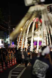 photo,material,free,landscape,picture,stock photo,Creative Commons,Buddhist memorial service many lamps, tower for Taho-nyorai, Many lamps, line, artificial flower