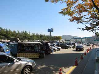 fotografia, material, livra, ajardine, imagine, proveja fotografia,rea estacionando de Seul, PAI, carro, modo, Trfico