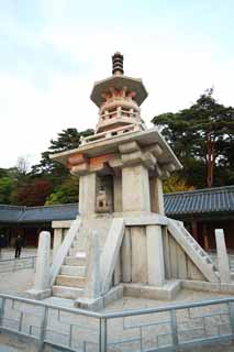 Foto, materiell, befreit, Landschaft, Bild, hat Foto auf Lager,Der Landtempel Schatzturm eines Buddha, Chaitya, Faith, Buddhismus, Turm