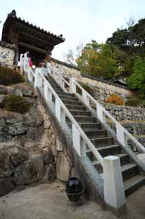 photo,material,free,landscape,picture,stock photo,Creative Commons,Buddha's land temple Kannon, Chaitya, Faith, Buddhism, stone stairway