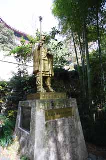 photo,material,free,landscape,picture,stock photo,Creative Commons,Hangzhou Lingying Temple, Buddhism, The sky Sea, The propagating Buddhism Great Teacher, Faith