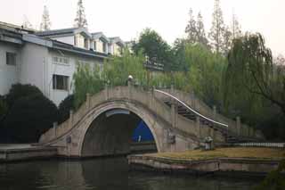 photo,material,free,landscape,picture,stock photo,Creative Commons,Xi-hu lake, bridge, Saiko, willow, river