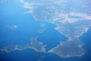 fotografia, materiale, libero il panorama, dipinga, fotografia di scorta,Seki-cho superiore, Un'isola, , Il retroterra Mare, Suo mare grezzo