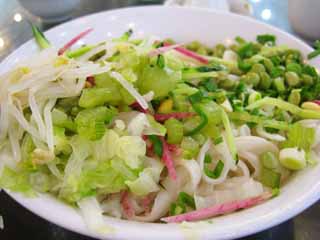 photo,material,free,landscape,picture,stock photo,Creative Commons,Noodles cooking, Chinese food, Udon, leek, bean sprout