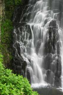 photo,material,free,landscape,picture,stock photo,Creative Commons,Bandokoro-otaki Falls, waterfall, water, river, splash