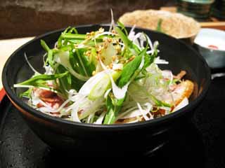 photo,material,free,landscape,picture,stock photo,Creative Commons,A bowl of the meat, leek, Rice, , Meat