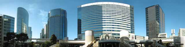 Foto, materiell, befreit, Landschaft, Bild, hat Foto auf Lager,Die Shinagawa-Station Quadrat, Hochhaus, Sanierung, blauer Himmel, Brogebude