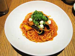 photo,material,free,landscape,picture,stock photo,Creative Commons,The tomato source pasta of the eggplant, An Italian, Pasta, Cheese, eggplant