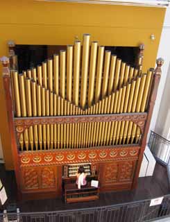 Foto, materieel, vrij, landschap, schilderstuk, bevoorraden foto,Een tabakspijp orgaan, Muzikaal instrument, Tabakspijp, Een orgaan, Goud