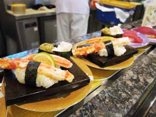 , , , , ,  .,  sushi,  crab, crab, Citrus sudachi,  sushi