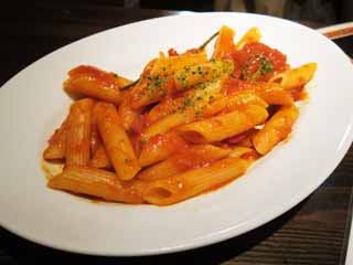 fotografia, materiale, libero il panorama, dipinga, fotografia di scorta,All'arrabbiata di Penne, Un italiano, , fonte di pomodoro, pepe rosso