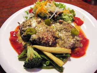 photo,material,free,landscape,picture,stock photo,Creative Commons,A hamburger steak, Cooking, Food, , 