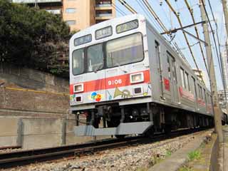 photo, la matire, libre, amnage, dcrivez, photo de la rserve,Tokyu Toyoko ligne, voie ferre, train, Tokyu rglent, piste